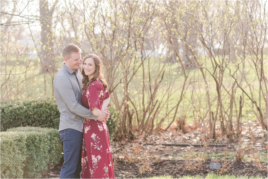 Spring engagement session at Loose Park -KCMO Wedding Photographer