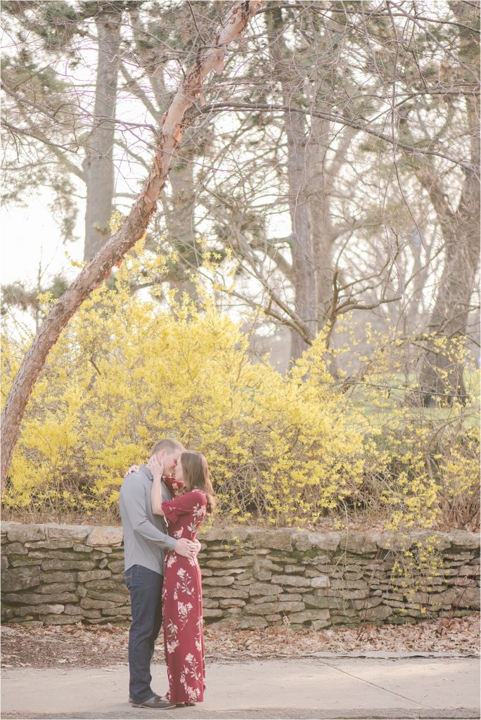Spring engagement session at Loose Park -KCMO Wedding Photographer