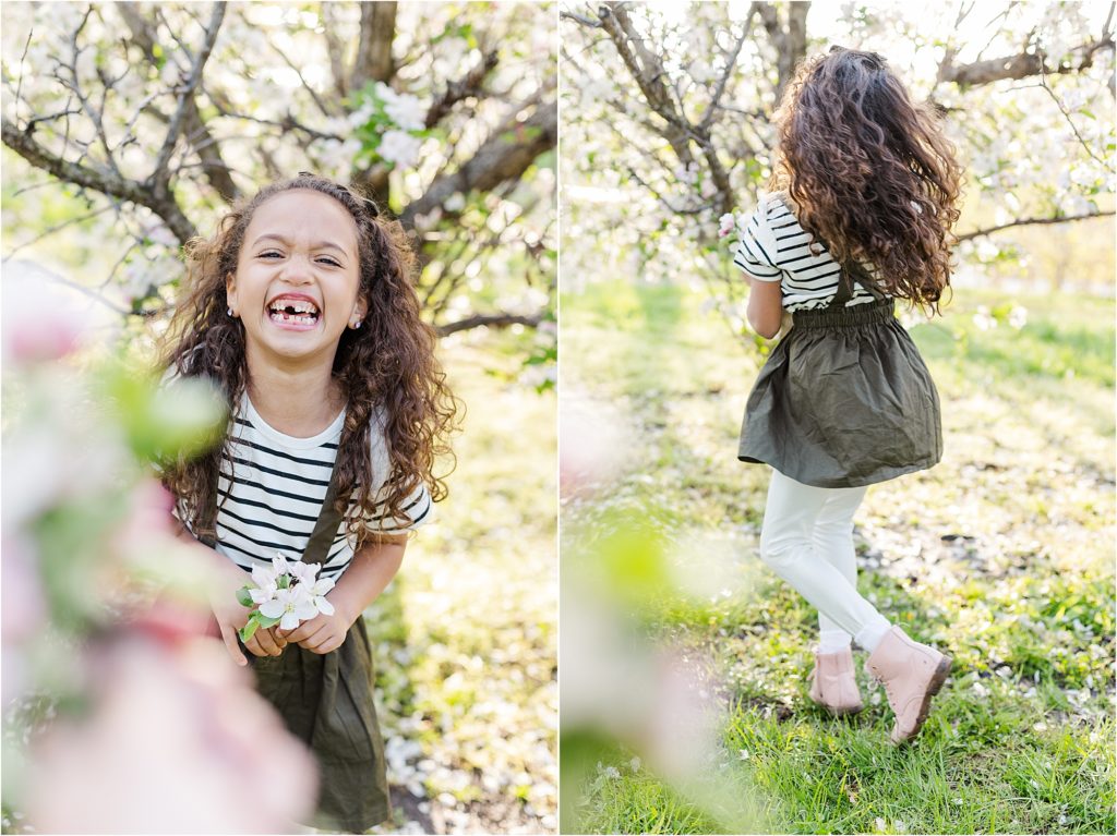 Dougherty motherhood session | Spring apple blossoms Cider Hill Family Orchard | Kelsey Alumbaugh Photography | #appleblossomsession #springmotherhoodphotos #motherhoodphotos #appleblossoms #kcappleblossom