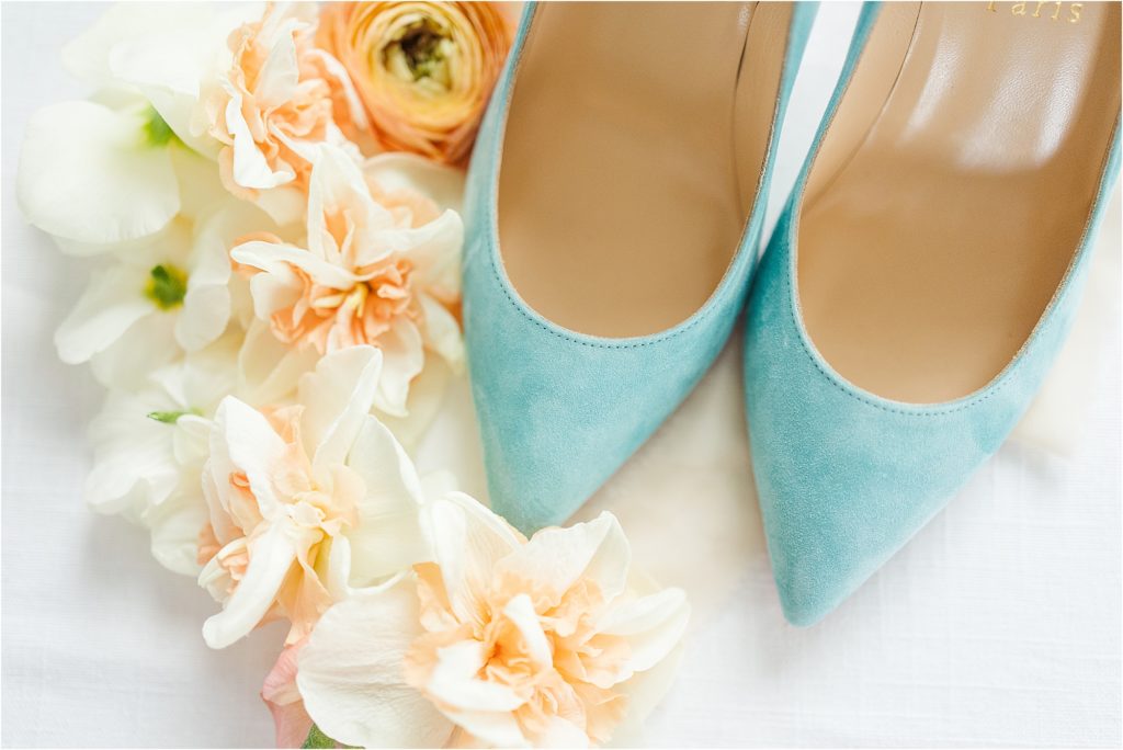 blue louboutin shoes Micro Wedding Inspiration at Emerson Fields | Kelsey Alumbaugh Photography | #microwedding #emersonfields #microweddingkc #kcwedding #kcweddingphotographer