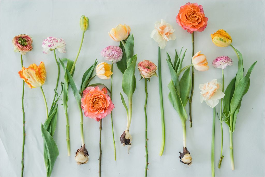 fresh spring blooms Micro Wedding Inspiration at Emerson Fields | Kelsey Alumbaugh Photography | #microwedding #emersonfields #microweddingkc #kcwedding #kcweddingphotographer