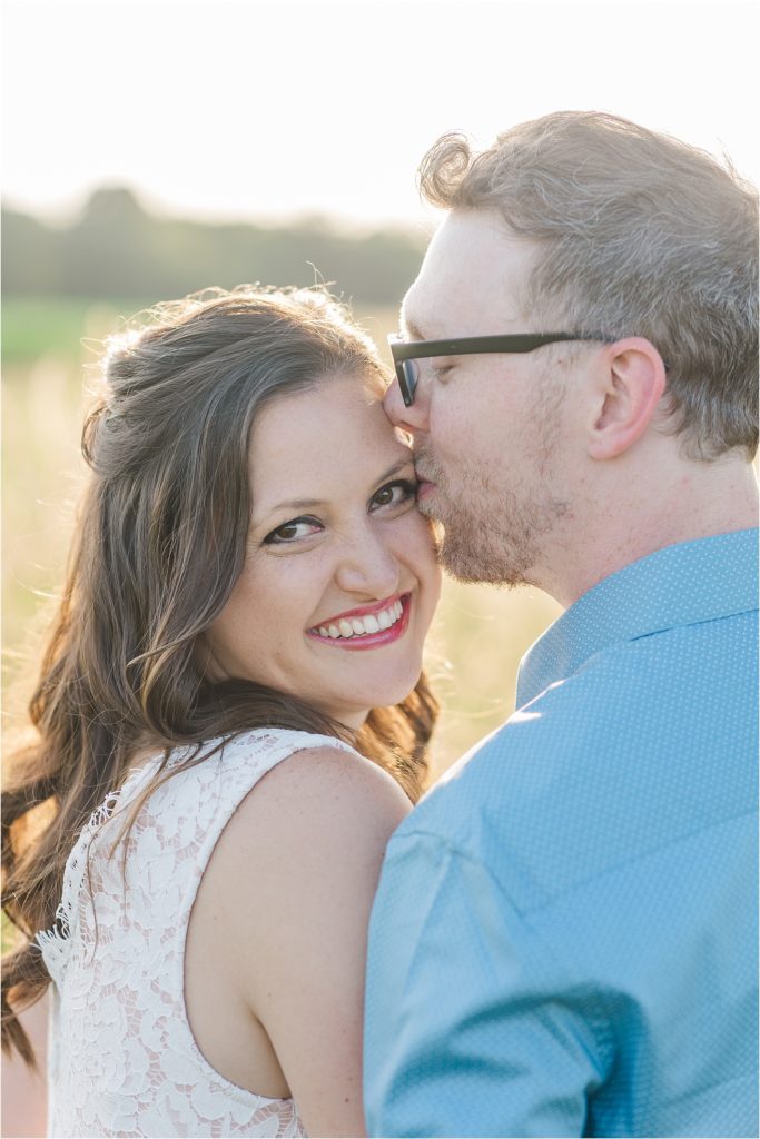 Midwest farm engagement session | missouri wedding photographer | Christina + Aaron | Kelsey Alumbaugh Photography | #engagementphotos #kcweddingphotographer #engagementphotographer #missouriweddingphotographer