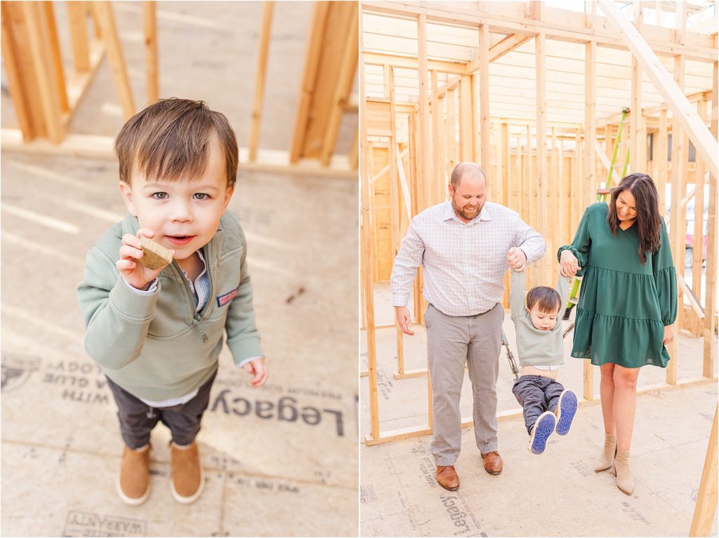Higginsville Mo family photos - new build photo session