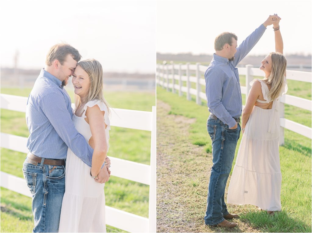 Midwest spring engagement session | KC wedding photographer | Abby + Holden | Kelsey Alumbaugh Photography | #kcwedding #kcweddingphotographer #kansascityweddingphotographer #missouriweddingphotographer