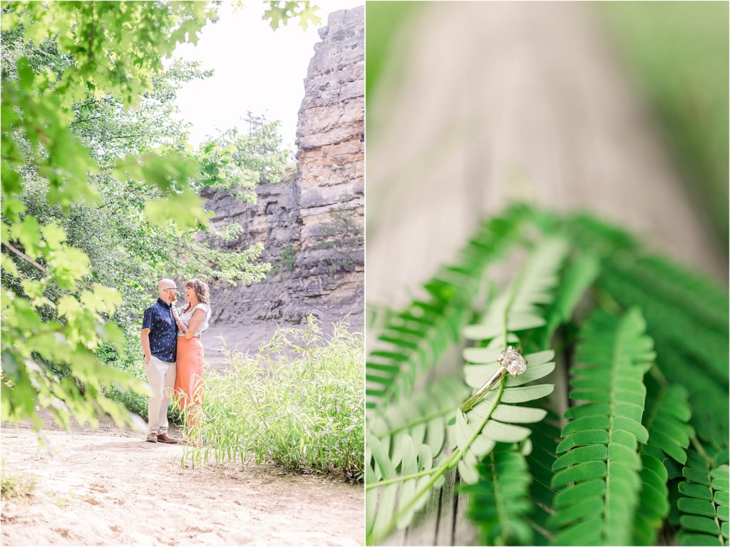The Pinnacles Engagement Session | Columbia, Mo Wedding Photographer | Lindsey + Henry | Engagement | Kelsey Alumbaugh Photography | #columbiamophotographer #midwestweddingphotographer #columbiamowedding #missouriweddingphotographer