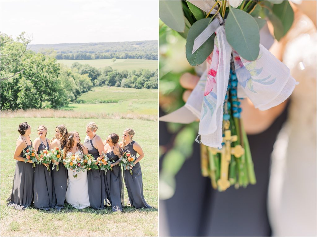 Missouri Summer Wedding | Gorgeous gray palette wedding at The Copper Penny | Clair + Taylor | Kelsey Alumbaugh Photography | #missouriweddingphotographer #missouriwedding #kansascityweddingphotographer 
