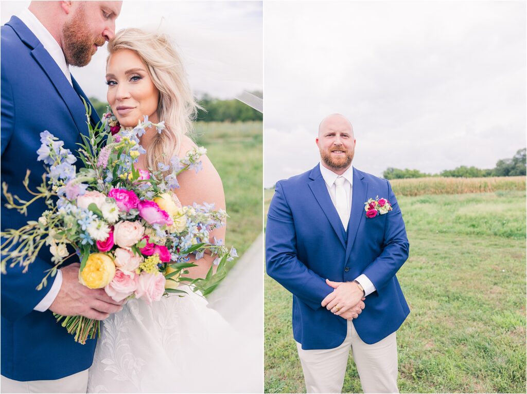 Elegant, colorful Missouri summer wedding at Eagle Bluff Ranch | Maggie + Vernon | Kelsey Alumbaugh Photography | #missouriweddingphotographer #missouriwedding #summerwedding 