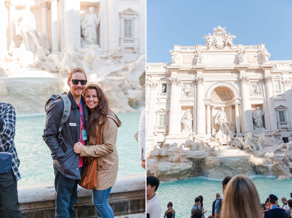 Trevi Fountain in Rome - Kelsey Alumbaugh Photography - destination wedding photographer