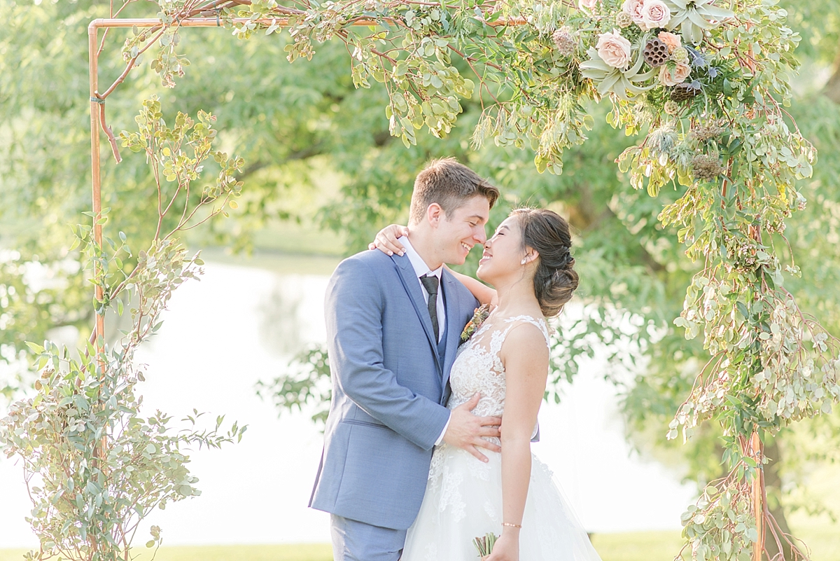 Navy Copper Wedding Inspiration Styled Session At Fresh Air Farm