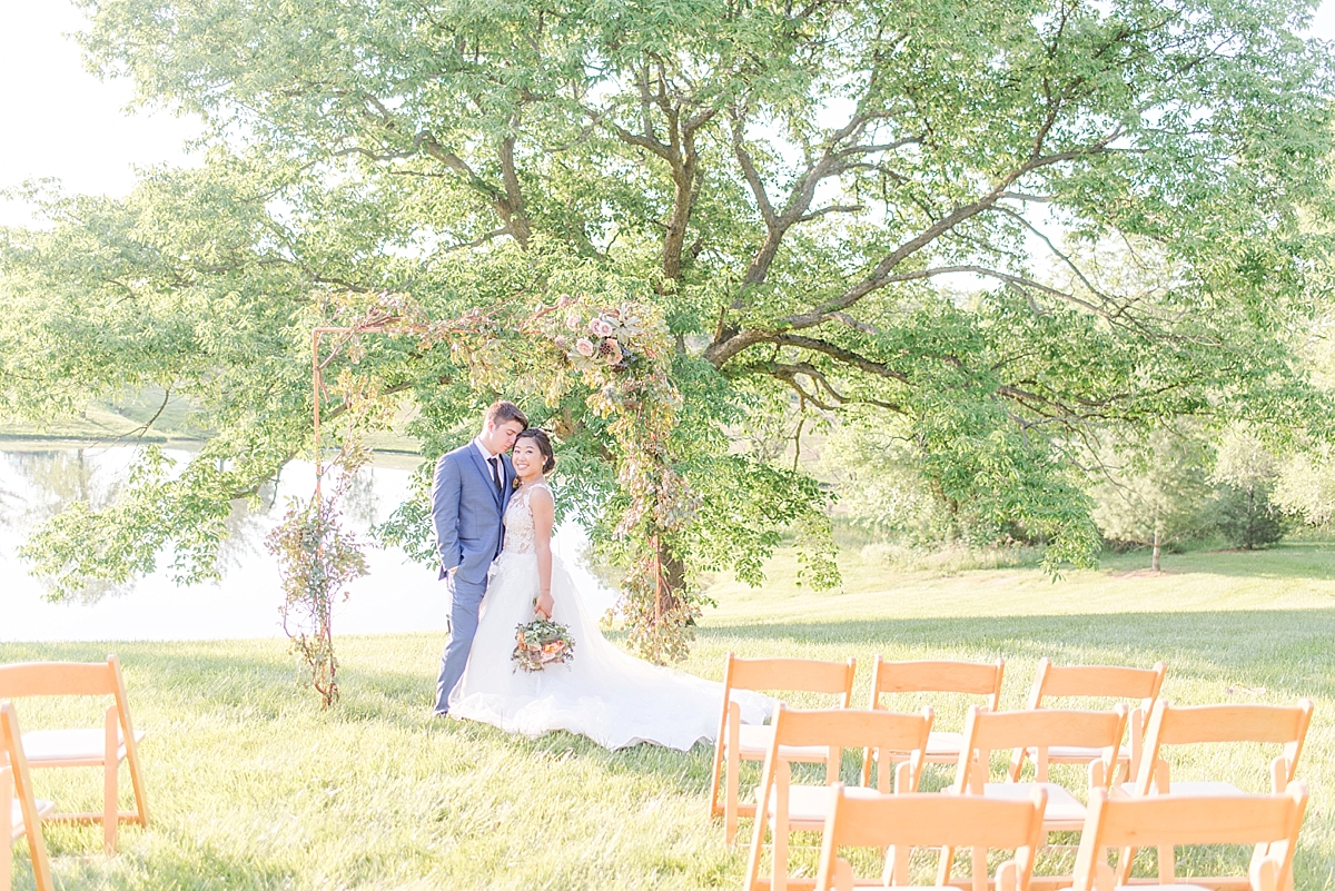 Navy Copper Wedding Inspiration Styled Session At Fresh Air Farm