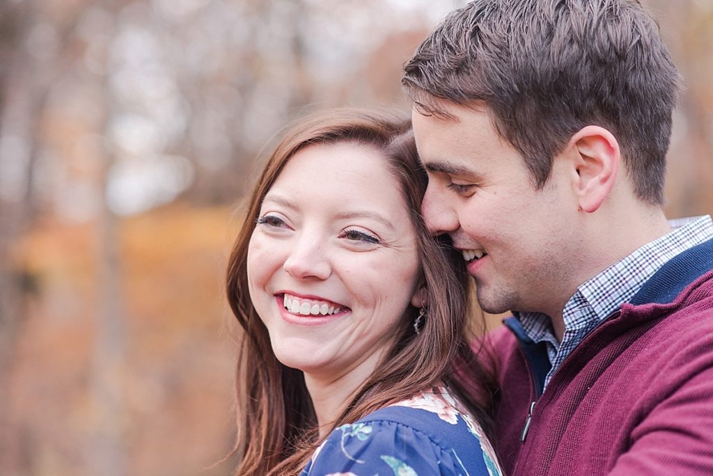 Weston Bend State Park fall engagement session