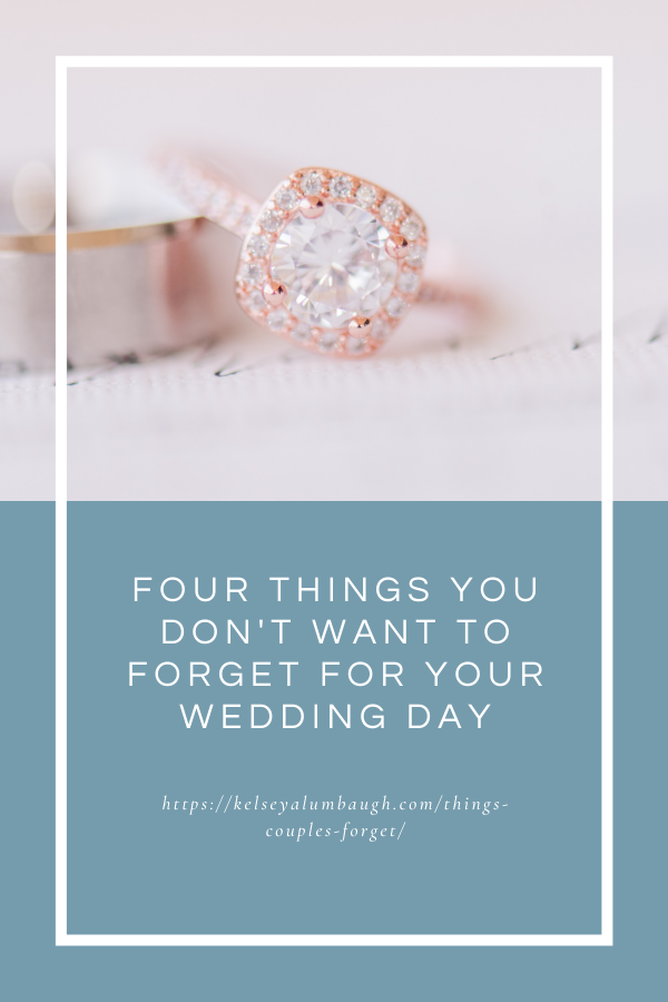 Things couples forget on their wedding day | Kelsey Alumbaugh Photography | #kcmowedding #weddingphotography #weddingplanning