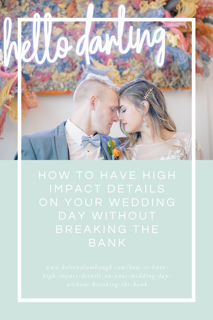 How to have high impact details on your wedding day on a budget | Kelsey Alumbaugh Photography | #kansascityweddings #kcweddingvendors #kcweddings #kansascityeventrentals #weddingdetails #weddinglounge