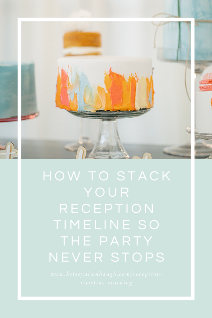 How to stack your reception timeline so the party never stops | Kelsey Alumbaugh Photography | #kansascitywedding #kcweddingphotography #kcweddingphotographer #kcweddings #kcweddingreception 