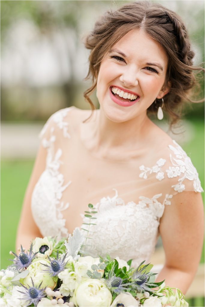 Blue and gold wedding inspiration at The Brownstone in Topeka, Kansas | Kelsey Alumbaugh Photography | #weddinginspiration #brownstoneTopeka #Springwedding #summerwedding #bluegoldwedding