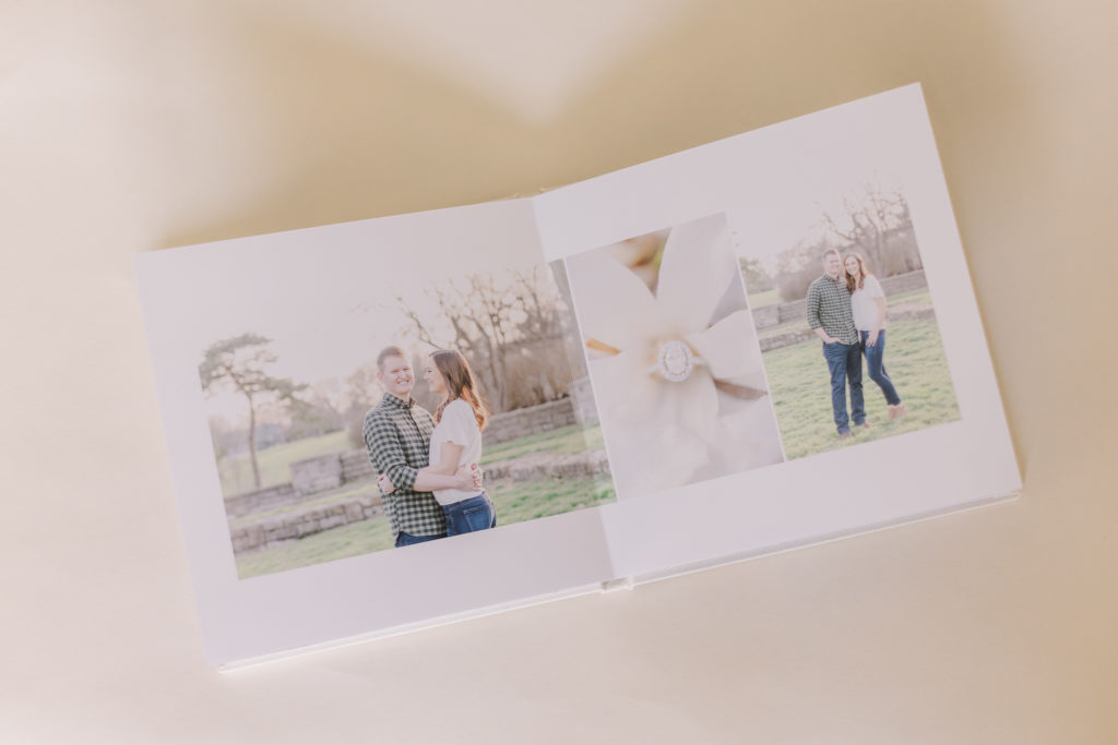 Your engagement album - the ultimate wedding guestbook | Kansas City Wedding Photographer | Kelsey Alumbaugh Photography | #kcweddingphotographer #kansascitywedding #engagementalbum #kcengagementphotographer